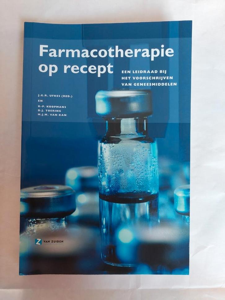 Farmacotherapie op recept, Boeken, Studieboeken en Cursussen, Zo goed als nieuw, Beta, Ophalen of Verzenden