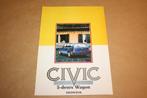 Reclame-uitgave - Honda Civic 5-deurs Wagon - Ca 1980 !!, Ophalen of Verzenden, Nieuw, Honda