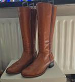 Clarks lange leren dames laarzen cognac kleur maat 37, Verzenden, Zo goed als nieuw, Bruin, Hoge laarzen