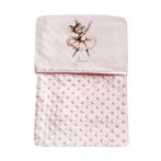 Geboorte baby, Kraamcadeau? Dekentje ballerina muis met naam