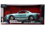 modelauto Nissan Skyline GT-R BNR34 Fast and Furious – Jada, Auto, Nieuw, Ophalen of Verzenden, Jada Toys
