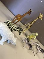 Papo Gulliver - ijsbeer - giraf - zebra figuren, Verzamelen, Poppetjes en Figuurtjes, Ophalen of Verzenden, Zo goed als nieuw
