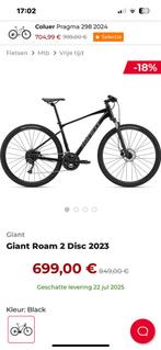 Giant Roam 2 disc. Aluminium fiets met nieuwe  banden., Fietsen en Brommers, Fietsen | Mountainbikes en ATB, Hardtail, Ophalen