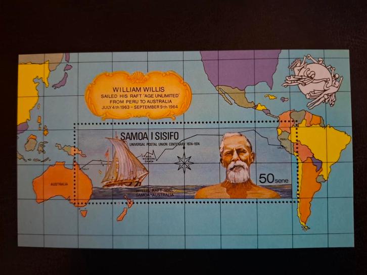 Samoa 1974 UPU, Postzegels en Munten, Postzegels | Oceanië, Postfris, Ophalen of Verzenden
