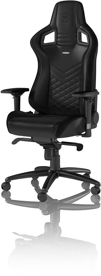 Noblechairs EPIC zwart - gamestoel, Huis en Inrichting, Bureaustoelen, Zo goed als nieuw, Bureaustoel, Zwart, Ergonomisch, Gaming bureaustoel