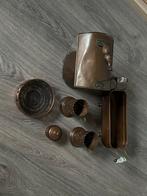 Vintage Koperen keukenonderdelen set, Ophalen of Verzenden, Gebruikt, Overige materialen