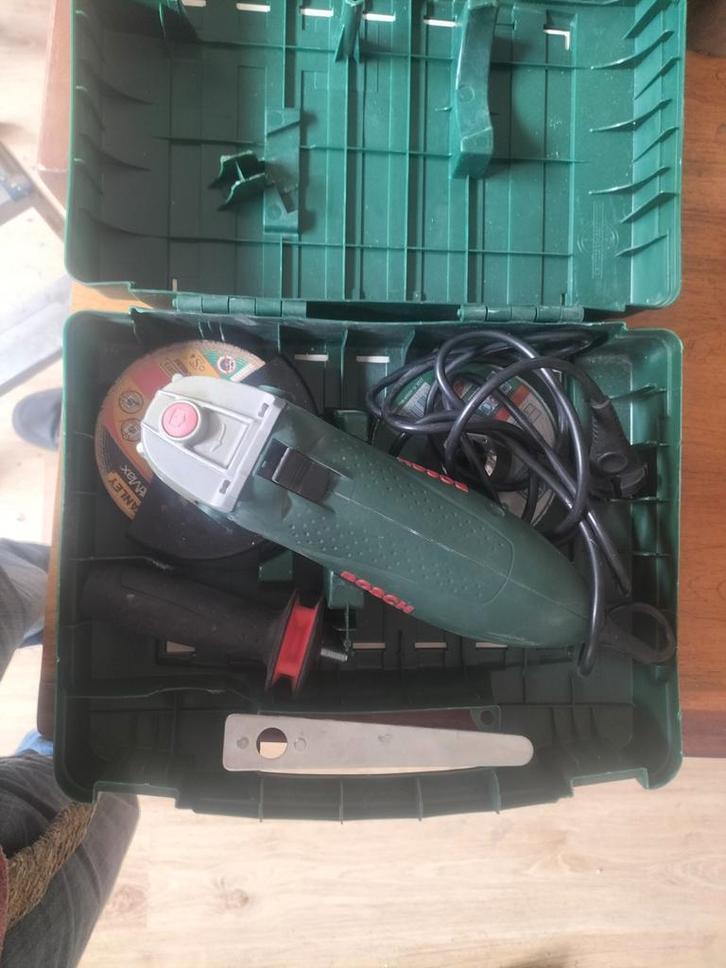 Haakse Slijpmachine Bosch PWS 750-125, Doe-het-zelf en Verbouw, Gereedschap | Schuurmachines, Gebruikt, Overige typen, 600 tot 1200 watt