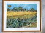 Van Gogh - Arles les Irises in mooie lijst, Ophalen, Gebruikt, 50 tot 75 cm, 50 tot 75 cm
