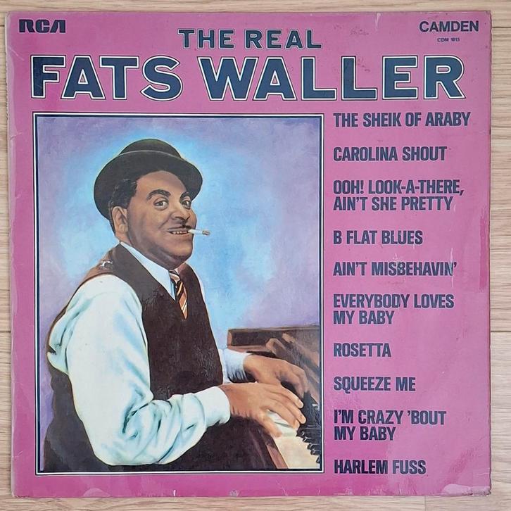 The Real Fats Waller LP + Ain't Misbehavin' Poster, Cd's en Dvd's, Vinyl | Jazz en Blues, Gebruikt, Jazz, Voor 1940, 12 inch, Ophalen