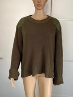 H174 Airdate maat M=38/40 trui olijf-groen gebreide, Maat 38/40 (M), Airdate, Ophalen of Verzenden, Zo goed als nieuw