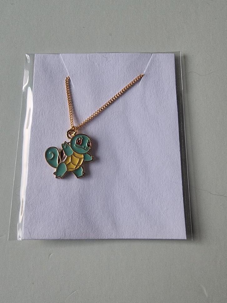 Gouden Squirtle Ketting - Pokemon Fan!, Sieraden, Tassen en Uiterlijk, Kettingen, Nieuw, Overige materialen, Goud, Met hanger