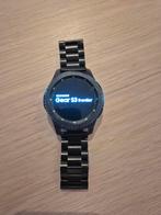 Samsung Gear S3 Frontier - Stainless Steel, Sieraden, Tassen en Uiterlijk, Smartwatches, Gebruikt, GPS, Zwart, Ophalen of Verzenden