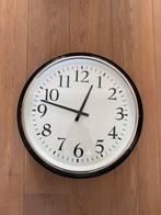 IKEA BRAVUR Wandklok, zwart, Ophalen, Zo goed als nieuw, Analoog, Wandklok