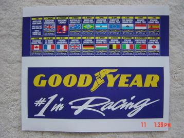 Good Year Goodyear stickers Marlboro McLaren beschikbaar voor biedingen