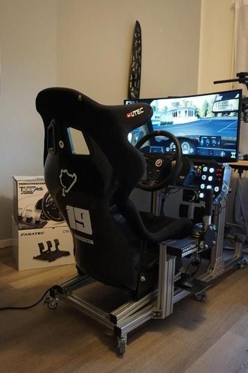 Sim Rig Racing Simulator | Thrustmaster | Fanatec | 8020 beschikbaar voor biedingen