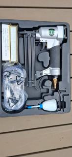 Airpress F32 Nietmachine / Tacker in Koffer, Doe-het-zelf en Verbouw, Gereedschap | Overige machines, Ophalen of Verzenden, Gebruikt