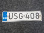 Kentekenplaat Finland nummerbord Nummerplaat License plate, Ophalen of Verzenden, Gebruikt, Auto's