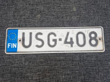Kentekenplaat Finland nummerbord Nummerplaat License plate  beschikbaar voor biedingen
