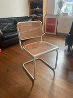 2x Ceska Marcel Breuer design eetkamerstoelen, Huis en Inrichting, Stoelen, Ophalen, Gebruikt, Twee, Wit