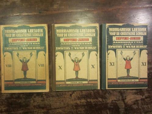 D Wouters WG van de Hulst Nederlandsch Leesboek dl 8,10,11, Antiek en Kunst, Antiek | Boeken en Bijbels, Ophalen of Verzenden