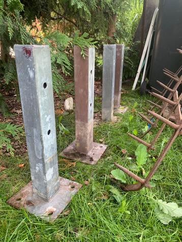 Staanders voor overkapping / carport of …. beschikbaar voor biedingen