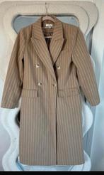 Topshop Beige Mantel met Strepen - Maat 36, Beige, Topshop, Ophalen of Verzenden, Zo goed als nieuw