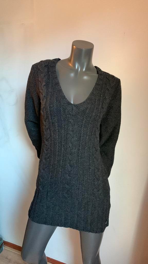 Kabeltrui antreciet Bench dames maat L 40, nieuw, Kleding | Dames, Truien en Vesten, Nieuw, Maat 38/40 (M), Zwart, Ophalen of Verzenden