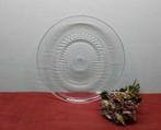 Glazen taartschaal,  gebakschaal, ., Ophalen of Verzenden, Glas, .