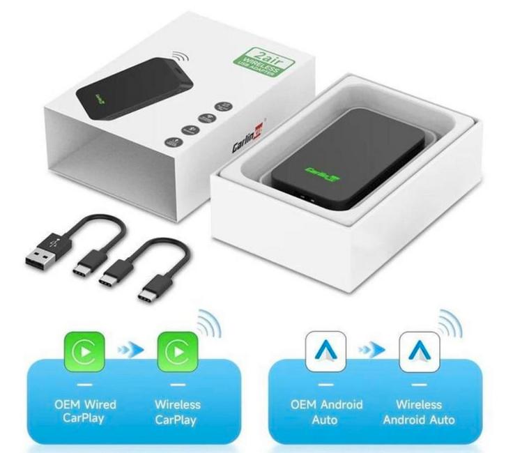 CarlinKit 5.0 2air Wireless CarPlay Adapter, Auto diversen, Auto-accessoires, Zo goed als nieuw, Ophalen