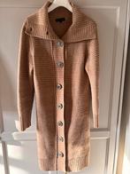 Zandkleurig / beige / lichtbruin lang vest, lamswol! Maat L, Ophalen of Verzenden, Zo goed als nieuw, Maat 42/44 (L), Beige