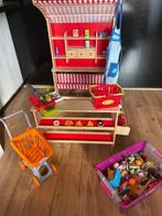 Speelgoed winkeltje, Kinderen en Baby's, Speelgoed | Houten speelgoed, Ophalen, Zo goed als nieuw, Meubelstuk of Keukentje