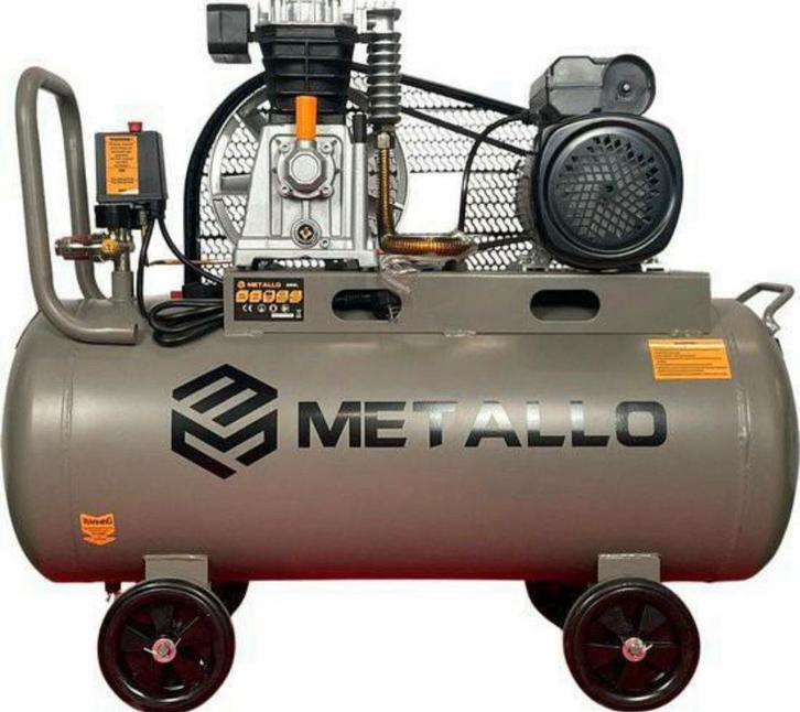 Metallo Compressor 200 liter, Doe-het-zelf en Verbouw, Compressors, Nieuw, 6 tot 10 bar, Ophalen of Verzenden