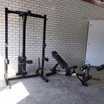 Atx Megatec Halfrack,  115kg Stack + Adjustable Multi Bench, Sport en Fitness, Ophalen, Zo goed als nieuw, Fitnessbank