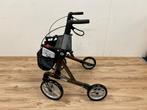 Explorer bruin XXL rollator met zachte wielen, Diversen, Rollators, Ophalen, Opvouwbaar, Nieuw