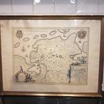 Oude landkaart ost friesland, Ophalen of Verzenden, 1800 tot 2000, Nederland, Landkaart