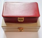 Twee sieradendozen met inhoud, Sieraden, Tassen en Uiterlijk, Antieke sieraden, Ophalen of Verzenden, Overige materialen