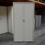 Gispen Roldeurkasten | Garagekasten | Creme/Wit | 198x100x47, Gebruikt, -, -, Meerdere deuren