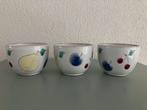 Aardewerk Kommen met Fruitmotief, Huis en Inrichting, Keuken | Servies, Ophalen of Verzenden, Zo goed als nieuw, Kom(men), Overige stijlen