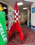 Groot Kuifje raket reclame beeld XL, Ophalen, Gebruikt, Beeldje of Figuurtje, .