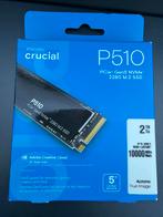 Crucial P510 2TB NVMe SSD - niew/sealed, Computers en Software, Harde schijven, Intern, Ophalen of Verzenden, Zo goed als nieuw