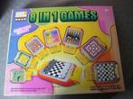 8 in 1 games, Hobby en Vrije tijd, Gezelschapsspellen | Bordspellen, Ophalen of Verzenden, Zo goed als nieuw