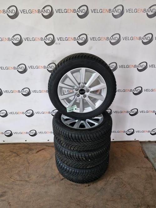 winterset audi a1 195 55 16 5x100 winterbanden zgan!, Auto-onderdelen, Banden en Velgen, Banden en Velgen, Winterbanden, 16 inch