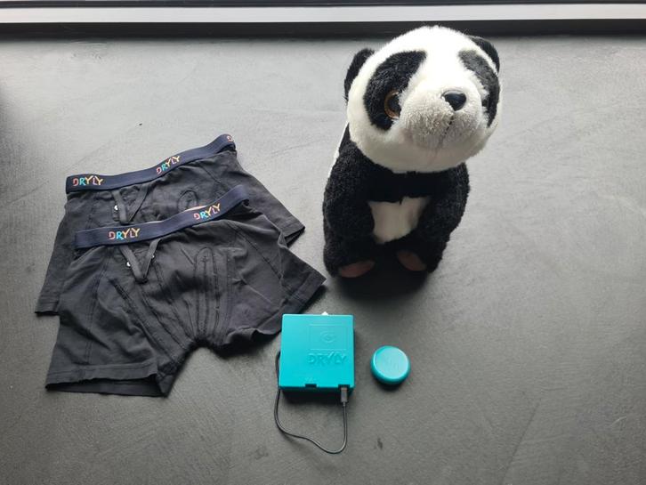 DRYLY werkende plaswekker set, Kinderen en Baby's, Overige Kinderen en Baby's, Zo goed als nieuw, Ophalen of Verzenden