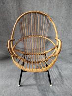 Fauteuil Rohe Noordwolde, Gebruikt, Bruin, Riet of Rotan, Ophalen of Verzenden