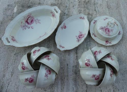 J G H & Z Prachtige Rode Rozen Servies, Huis en Inrichting, Keuken | Servies, Nieuw, Overige stijlen, Porselein, Ophalen of Verzenden