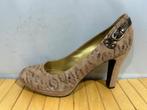Geox respira, maat 41 plateau pumps in een feestelijk jasje, Geox, Bruin, Verzenden, Nieuw