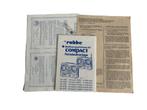 Vintage Robbe Compact handleiding + papieren rc, Elektro, Gebruikt, Ophalen of Verzenden, Onderdeel