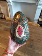 Vintage versierd paasei, Ophalen of Verzenden