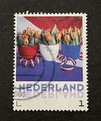 persoonlijke postzegel Hallmark tulpen, Postzegels en Munten, Postzegels | Nederland, Na 1940, Verzenden, Gestempeld