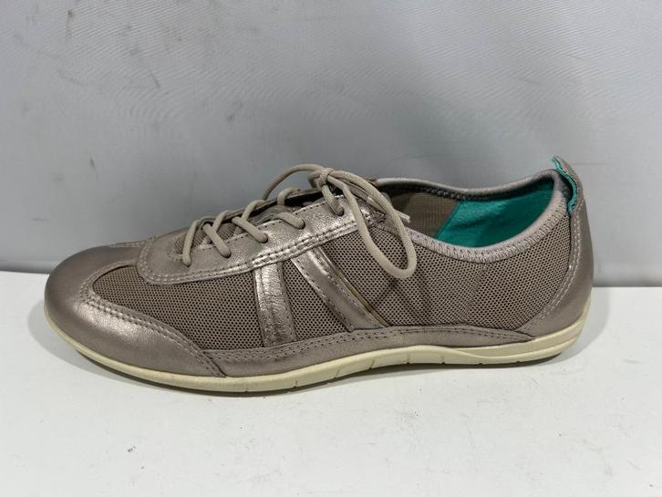 Ecco, maat 36 zilver grijze veterschoenen, Kleding | Dames, Schoenen, Zo goed als nieuw, Sneakers of Gympen, Grijs, Verzenden